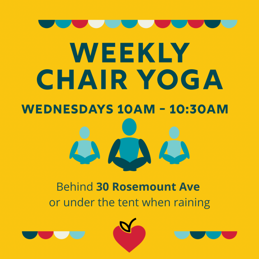 Chair Yoga Wednesday at 10am
